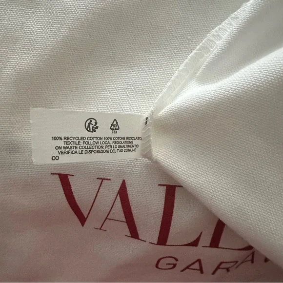 Valentino Garavani Dust Cover Set of 2 Storage Bag Shoe Purse Travel 12”x 15.5” - Picture 4 of 5